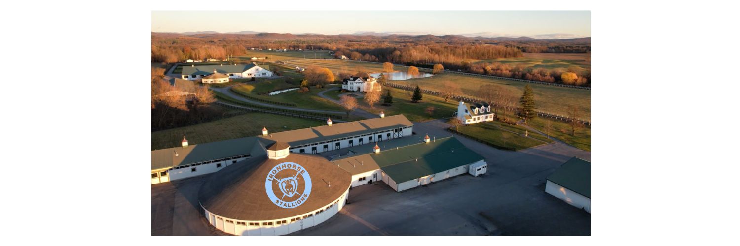 Ironhorse Stallions at the historic Stone Bridge Farm facility in Schuylerville, NY - barns and paddocks near Saratoga Springs